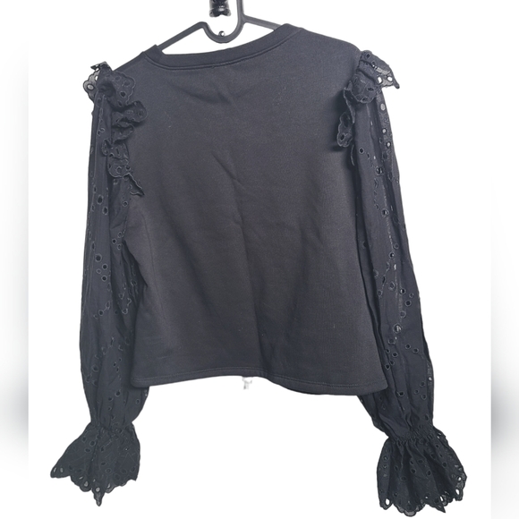 Zara Black Long Sleeve Sweater - Picture 3 of 5